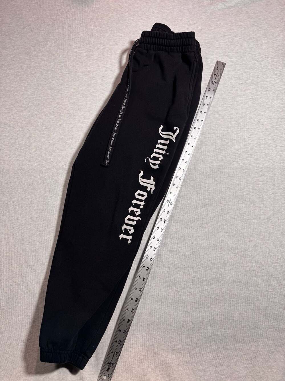 Juicy Couture x Forever 21 Sweatpants Size L Black Juicy Forever - Picture 2 of 5